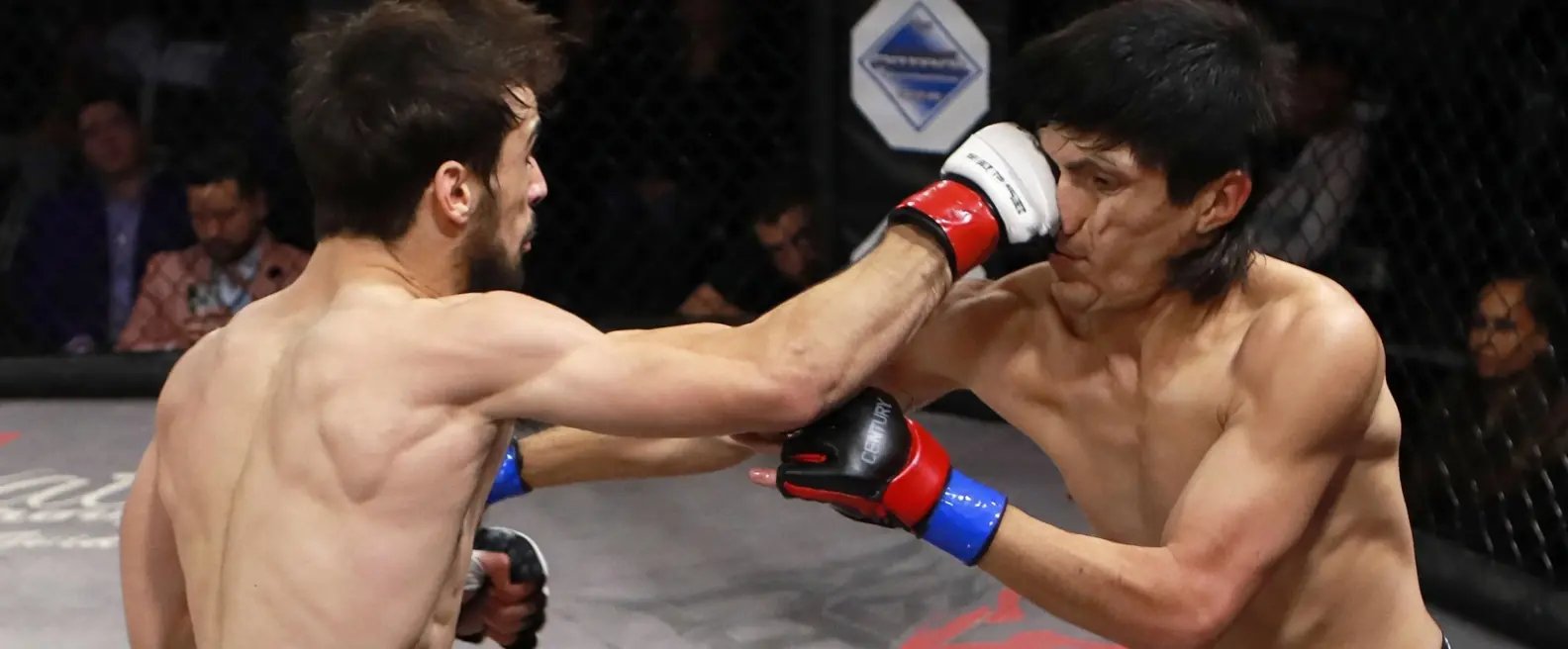 Artur Arutyunyan lands a punch